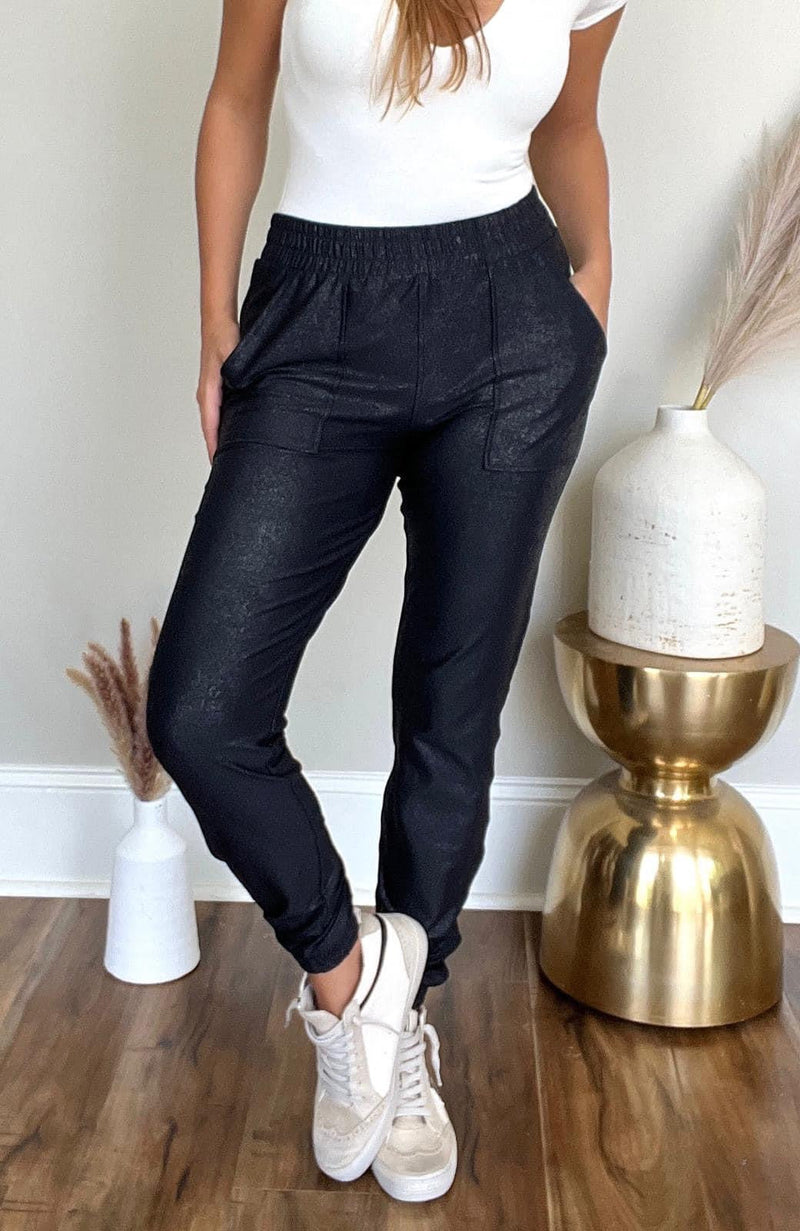 Black Pebble Joggers