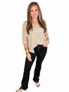 Judy Blue High Waist Button Fly Bootcut Jeans in Black