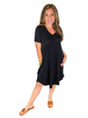V-Neck T-Shirt Dress
