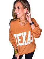 Corded Texas Pullover in Spice