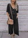 Jersey Jumpsuit in Black