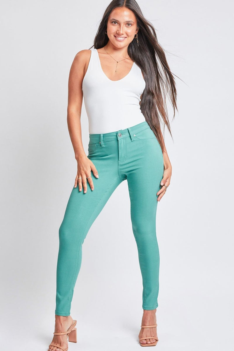 YMI Hyperstretch Skinny Pants in Seafoam