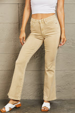 Judy Blue Mid Rise Garment Dyed Bootcut Jeans