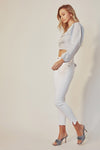 High Rise Ankle Skinny Jeans