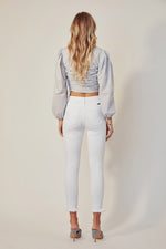 High Rise Ankle Skinny Jeans