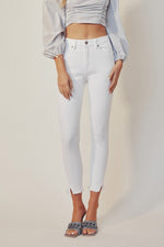 High Rise Ankle Skinny Jeans