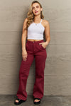 Judy Blue High Waist Front Seam Straight Fit Jeans