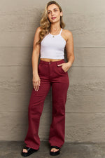 Judy Blue High Waist Front Seam Straight Fit Jeans