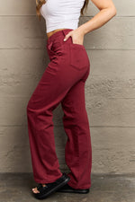 Judy Blue High Waist Front Seam Straight Fit Jeans