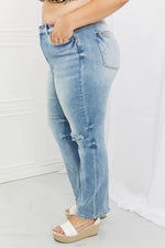 Judy Blue Distressed Straight Leg Jeans