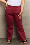 Judy Blue High Waist Front Seam Straight Fit Jeans