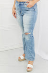 Judy Blue Distressed Straight Leg Jeans