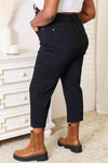 Judy Blue Full Size High Waist Wide Leg Cropped Jeans
