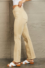 Judy Blue Mid Rise Garment Dyed Bootcut Jeans