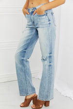 Judy Blue Distressed Straight Leg Jeans