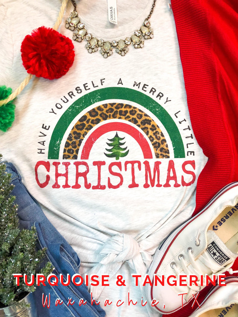 Christmas Rainbow Crew Neck T-Shirt PREORDER