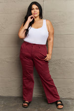 Judy Blue High Waist Front Seam Straight Fit Jeans