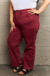Judy Blue High Waist Front Seam Straight Fit Jeans
