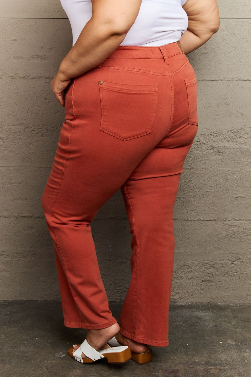 Judy Blue Terracotta Mid Rise Slim Bootcut Jeans