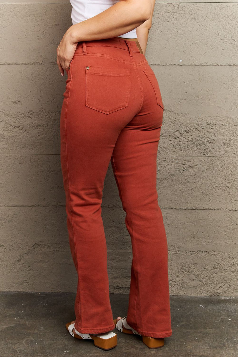 Judy Blue Terracotta Mid Rise Slim Bootcut Jeans