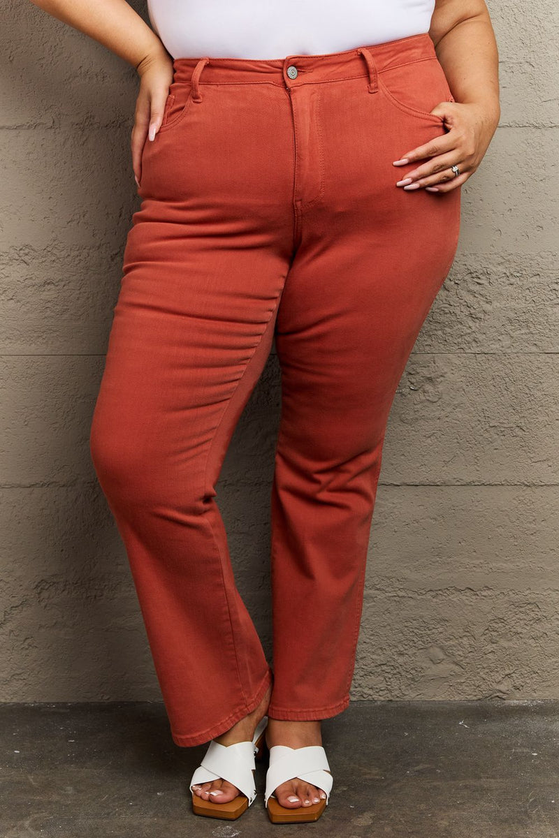 Judy Blue Terracotta Mid Rise Slim Bootcut Jeans