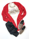 Toddler Merry Christmas Dots Christmas T-Shirt