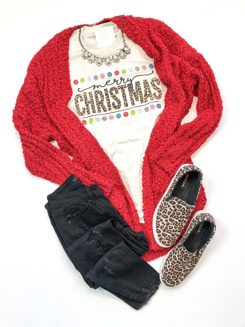 Toddler Merry Christmas Dots Christmas T-Shirt
