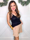 Ribbed Snap Button Cami Top STEAL