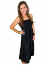 Smocked Tiered Midi Dress