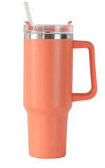 Orange Stainless Steel Tumbler