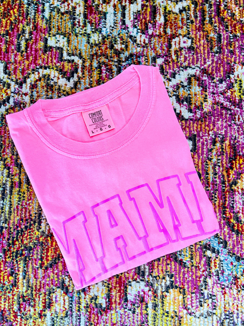 Rainbow Puff Mama Comfort Colors T-Shirt