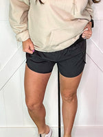 Running Shorts in Charcoal STEAL