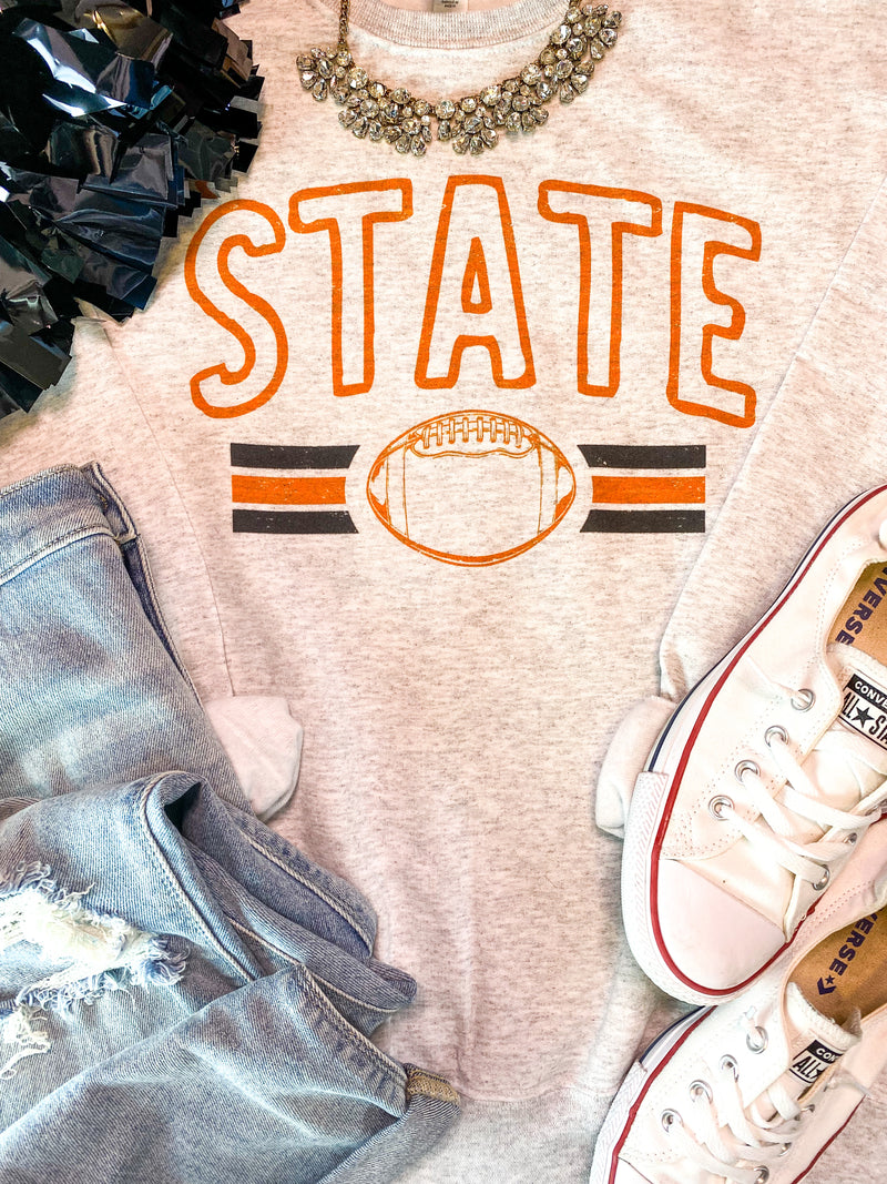 State Vintage Football Sweatshirt PREORDER