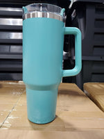 Turquoise Stainless Steel Tumbler