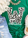Leopard Waxahachie "W" T-Shirt