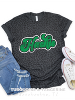Black Leopard Hachie T-Shirt
