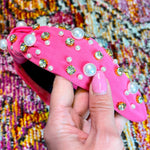 Rhinestone and Pearl Topknot Headband