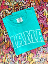 Rainbow Puff Mama Comfort Colors T-Shirt