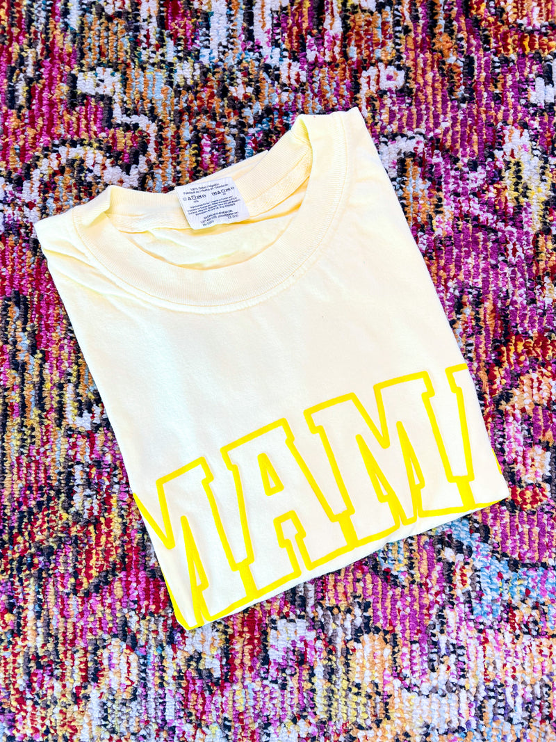 Rainbow Puff Mama Comfort Colors T-Shirt