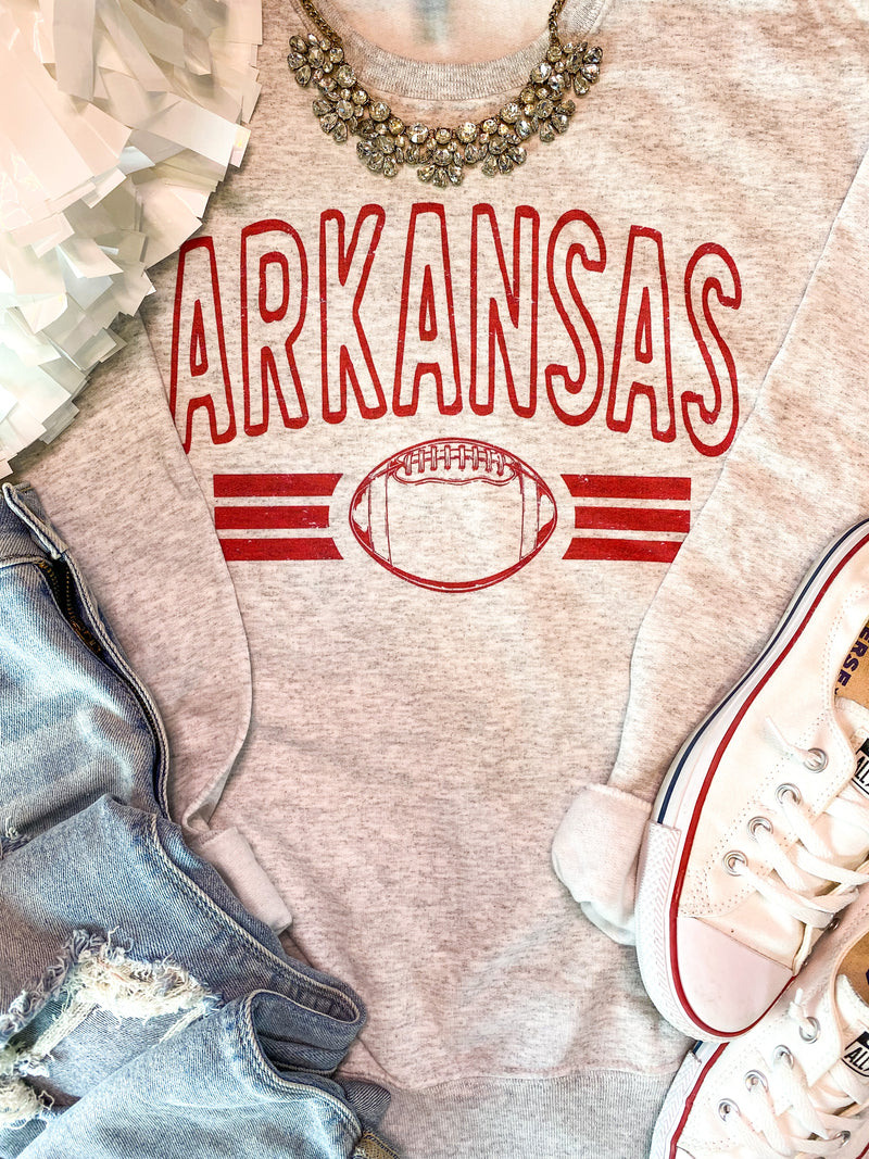 Arkansas Vintage Football Sweatshirt PREORDER