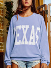 Corded Texas Pullover in Blue